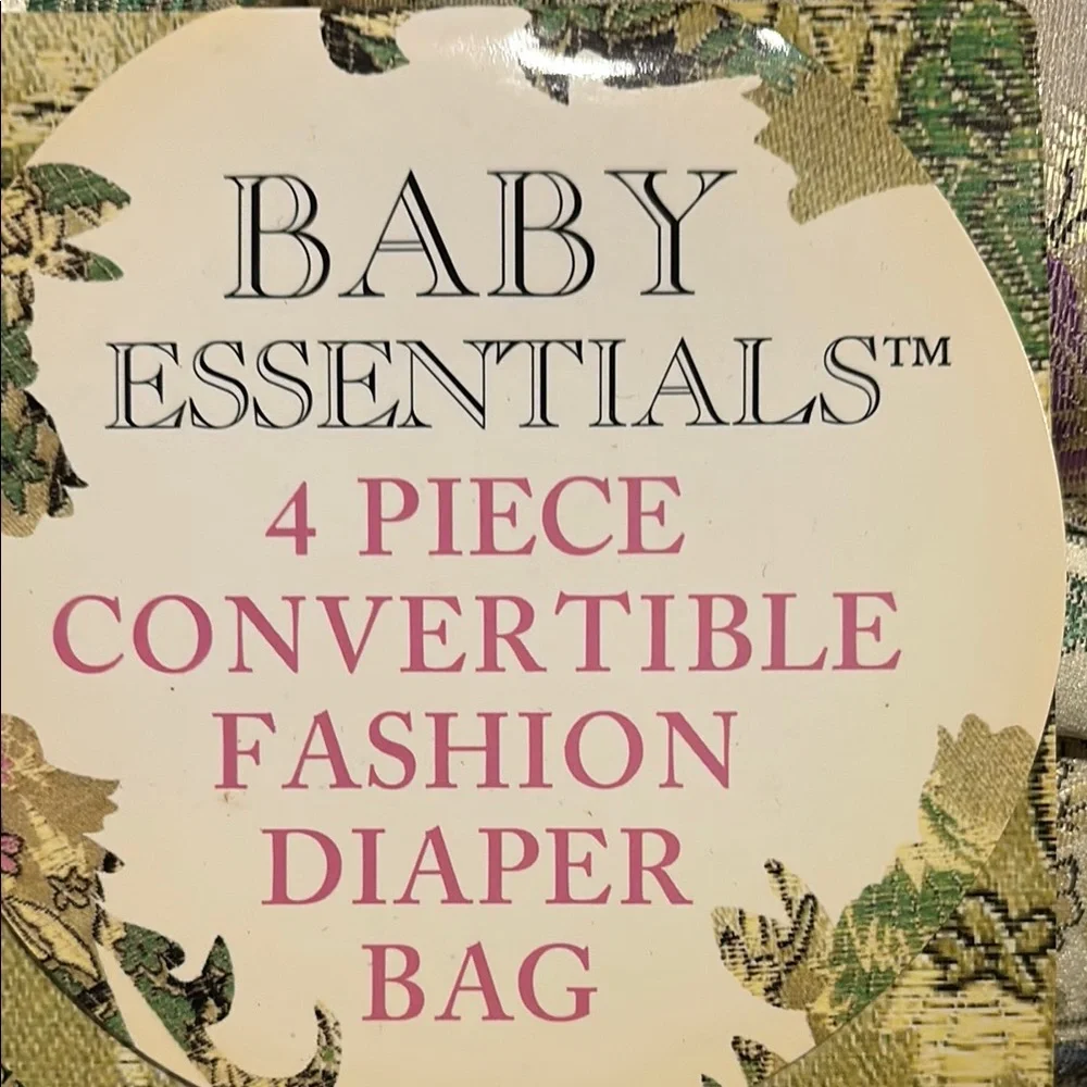 ~A.D. Sutton & Sons~ Floral Asian Tapestry Diaper Bag